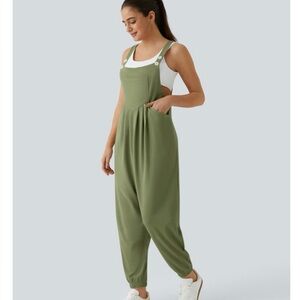 Halara Waffle Jogger Overalls